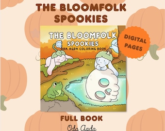 Le livre de coloriage complet Bloomfolk Spookies (fichiers numériques) par Oda Agda