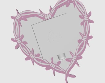 Karol G Wired Heart Tattoo Sticky Note Holder 3D Print File (Digital Download)
