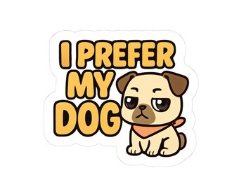 Sarcastic Dog Breed Snob Stickers - Funny Dog Lover Decals for Laptops Sticker