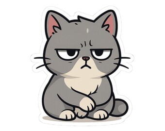 Sarcastic Cat Mom Life Humor Sticker Pack | Sassy Funny Feline Vinyl Decals Sticker