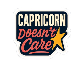 Sarcastic Zodiac Sign Stickers Funny Astrology Humor Star Sign Roast Laptop Water Bottle Sticker