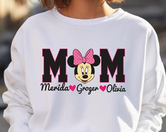Personalized Disney Mom Shirt, Custom Disney Mom Shirt, Mothers Day Shirt, Perfect Mothers Day Gift, Cute and Unique Disney Apparel for Moms