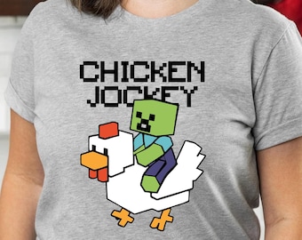 Chicken Jockey Gamer Shirt: Quirky Chicken Lover Gift
