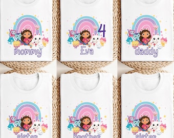 Personalized Dollhouse Birthday Shirt, Custom Doll Theme Tee