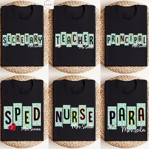 School Staff Squad Shirt: Back to School Matching Tee