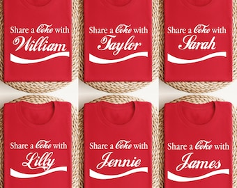 Personalized Coke Halloween Costume Shirt: Matching Family Group Tee