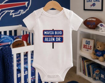 Buffalo Bills Inspired Baby Outfit