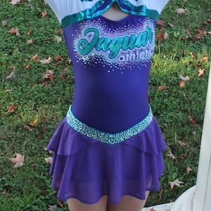 Custom Jaguars uniform cheer for American Girl Doll 18”