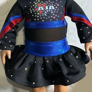 AJA cheer uniform for American girl doll 18” gift made to match Alabama jags allstars