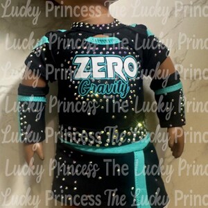 Ready to Ship! 2025 zero gravity   - front and back logos with stones and mesh -  for American girl doll 18”