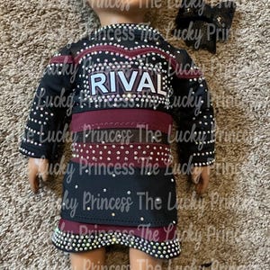 Ready to ship! Rival cheer uniform for American girl doll 18” team pricing