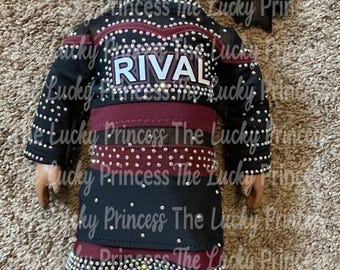 Rival cheer uniform for American girl doll 18” team pricing