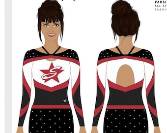 Custom starstruck uniform as shown for American girl doll 18”