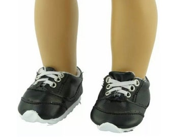 Black cheer shoes will fit 18” or any American Girl doll - add to custom uniform purchase