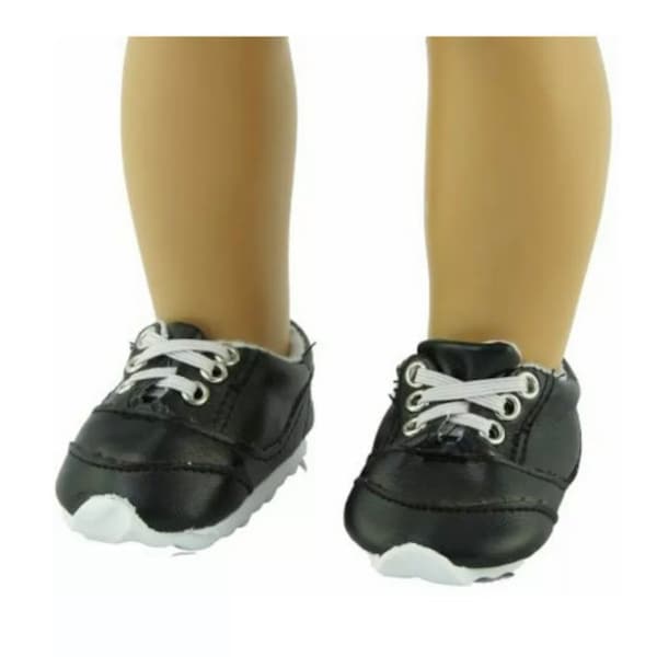 Black cheer shoes will fit 18” or any American Girl doll - add to custom uniform purchase