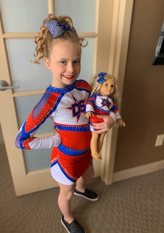 american girl doll cheer uniform