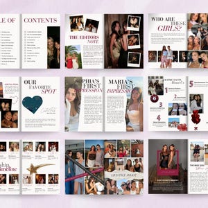 Best Friend Valentine’s Magazine | Fun Editable Canva Gift | Digital Download image 8