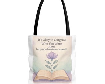 Mental Health Tote Bag For Women – Inspirational 'It's Okay' Canvas Bag For Therapy, Work & Travel