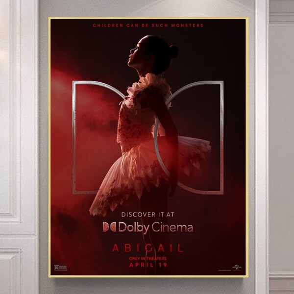 ABIGAIL movie poster - Dolby Version - 2024 Horror Film Poster
