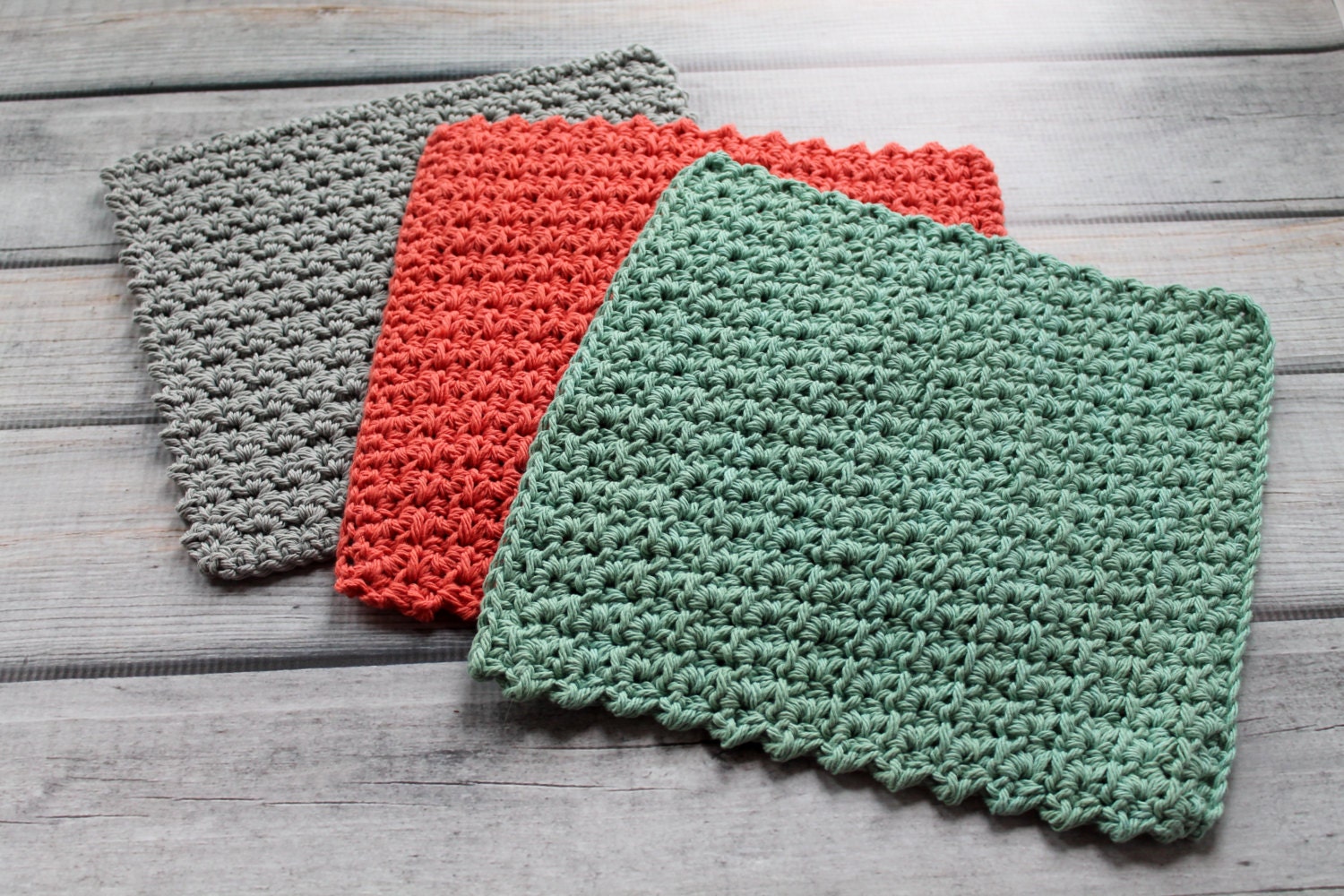 Crochet PATTERN Crochet Washcloth Pattern Crochet Dishcloth - Etsy