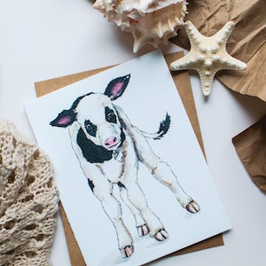 Watercolor Farm Animal Cards & Prints