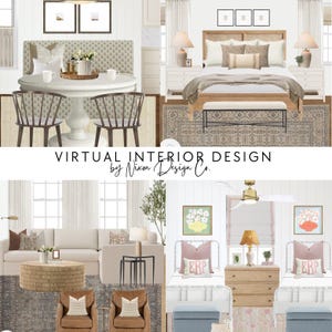 Paquete de diseño de interiores virtual: diseño de habitaciones personalizado, moodboard y guía de compras con enlaces, diseño electrónico asequible,