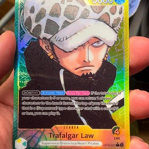 Carte de chef de file Trafalgar Law personnalisée
