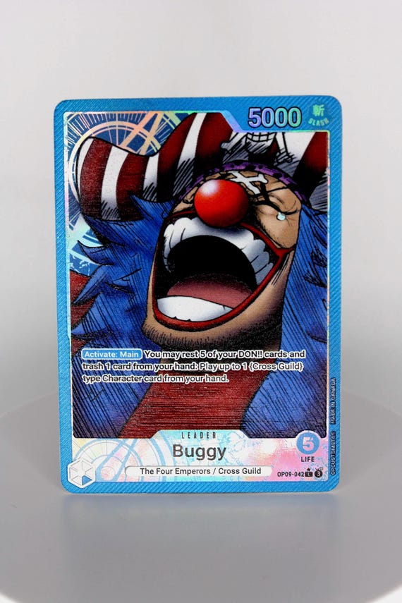 OP09 Buggy Custom Textured Alt Art Leader - Etsy