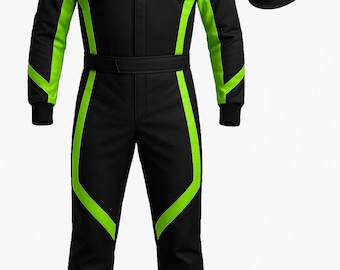 Go kart racing suit kit with Gloves, CIK/FIA Level 2 (BALACLAVA)