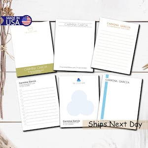 Your Logo or Design Notepad, Custom Business Notepad, Personal Stationery Note Pad, Custom Notepad, Co-Worker Notepad Gift, Start-Up Gifts