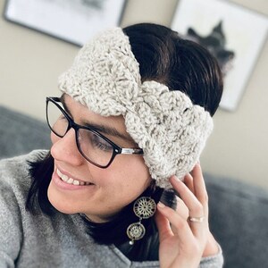 PDF Crochet Pattern - Linen Headwrap