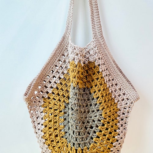 PDF Crochet Pattern Hexagon Market Bag - Etsy