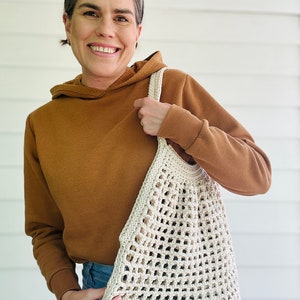 PDF Crochet Pattern - Easy Crochet Market Tote - Etsy