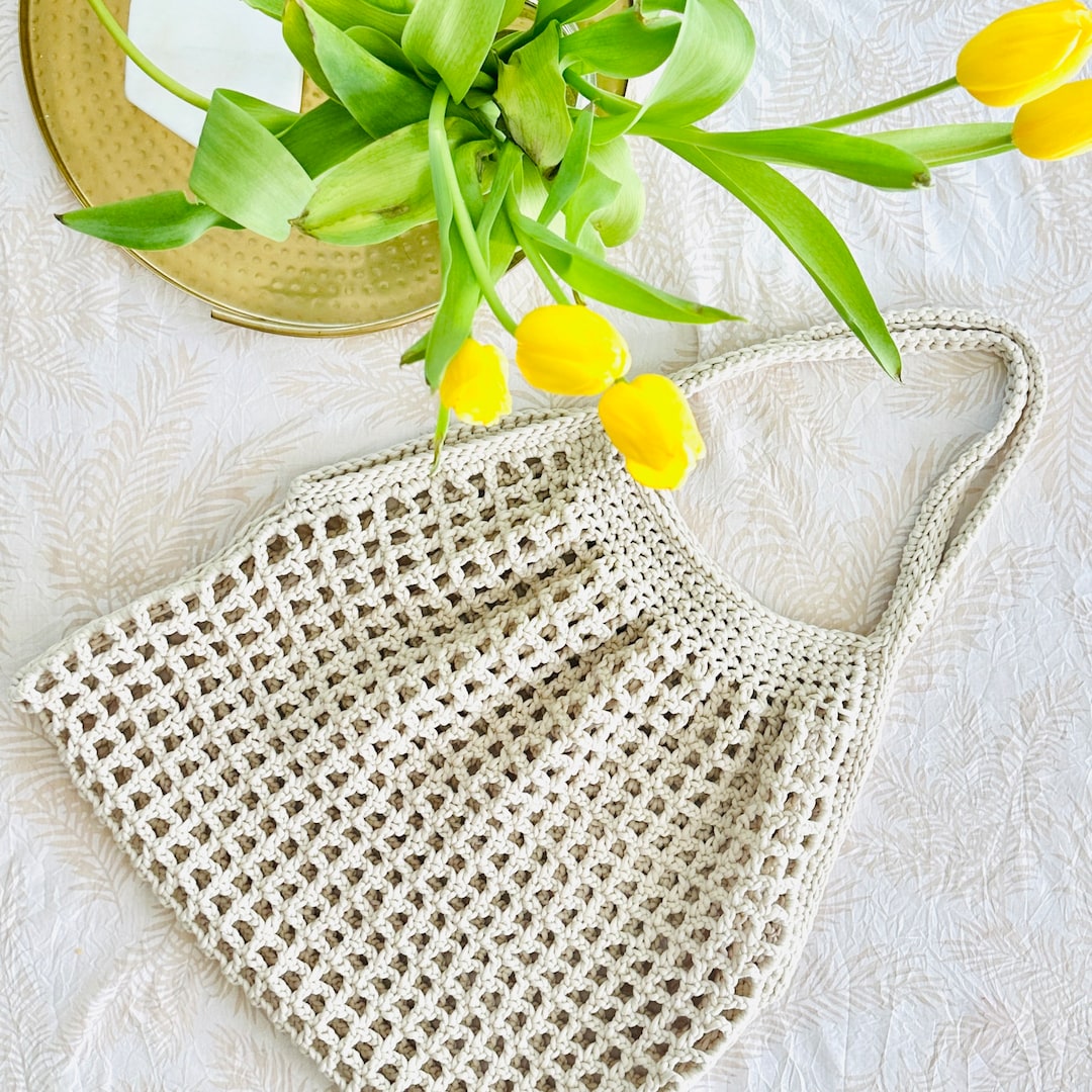 PDF Crochet Pattern - Easy Crochet Market Tote - Etsy