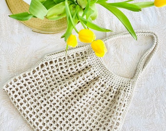 PDF Crochet Pattern - Easy Crochet Market Tote