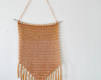 PDF Crochet Pattern - Fringe Wall Hanging
