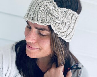 PDF Crochet Pattern - Easy Crochet Ear Warmer