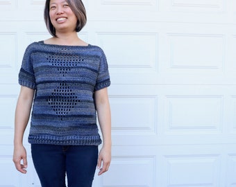 PDF Crochet Pattern - Tempo Top