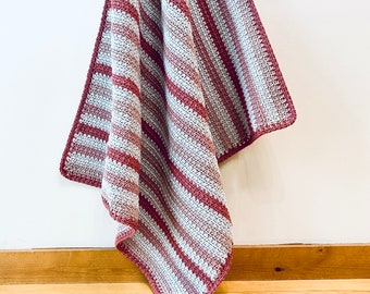 PDF Crochet Pattern - Easy Texture Blanket