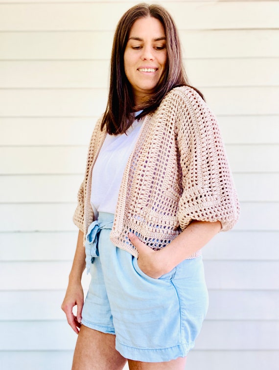 PDF Crochet Pattern Cascade Cardigan - Etsy