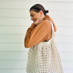 PDF Crochet Pattern - Easy Crochet Market Tote - Etsy