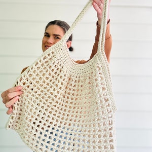 PDF Crochet Pattern - Easy Crochet Market Tote - Etsy