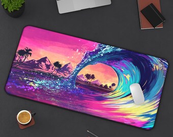 CSGO Wave Mousepad: Counter-Strike Gaming Desk Mat