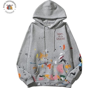 Moletom com capuz estampado com letras | Pulôver unissex de mistura de algodão | Moletom com estampa gráfica da moda para homens e mulheres | Presente casual de streetwear