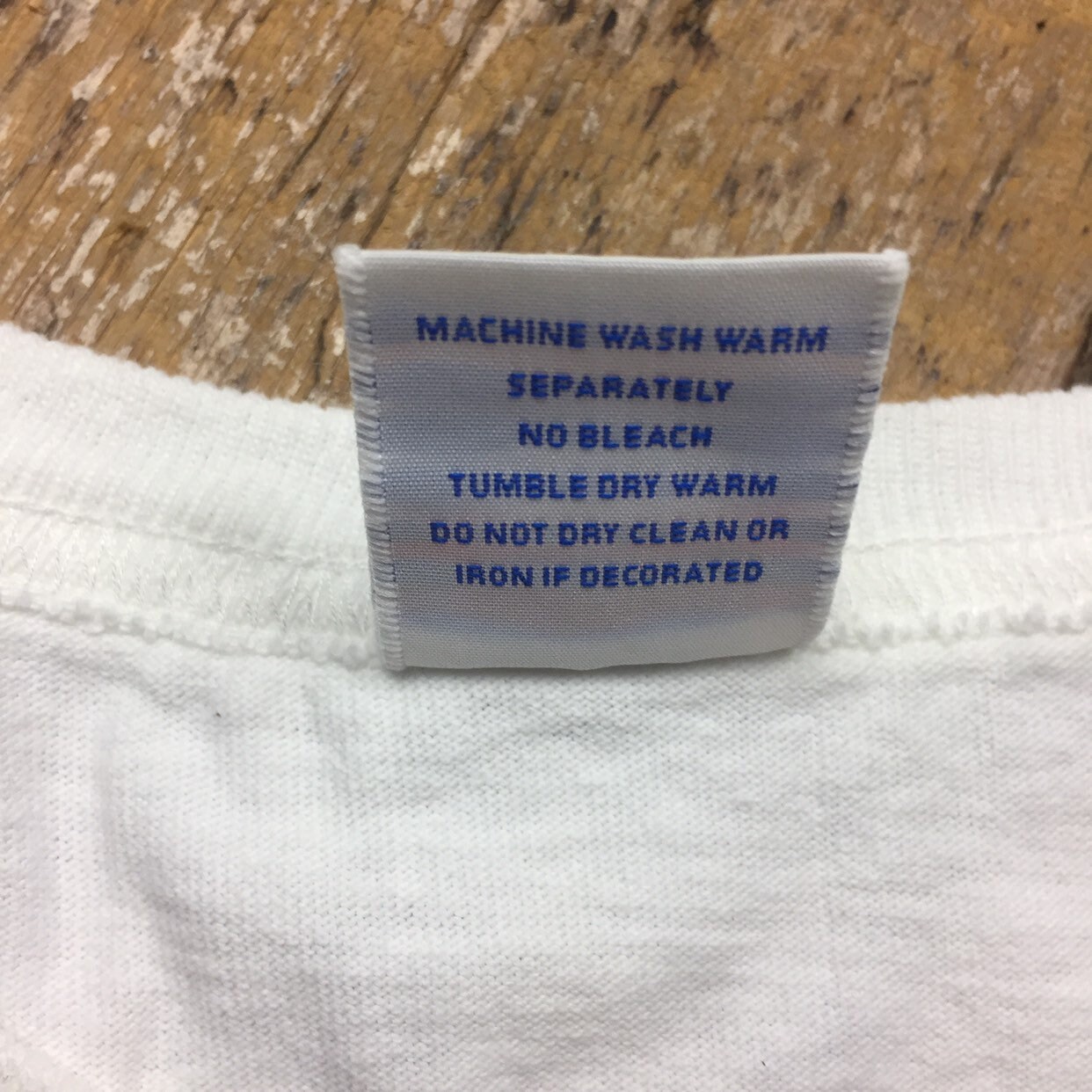White Champion T1011 Tee Shirt Dead Stock Small Medium Large Or Xlarge