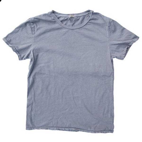 QMC Roughed Up Tee - 100% Cotton Jersey T-Shirt Vintage Silver Grey