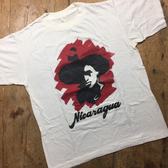 Vintage Nicaragua Sandinista shirt. The Clash styl