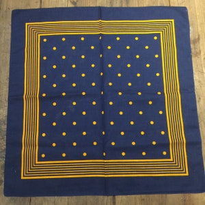 Vintage Dutch bandana, soft to touch old stock, Perfect for a mask substitute. image 3