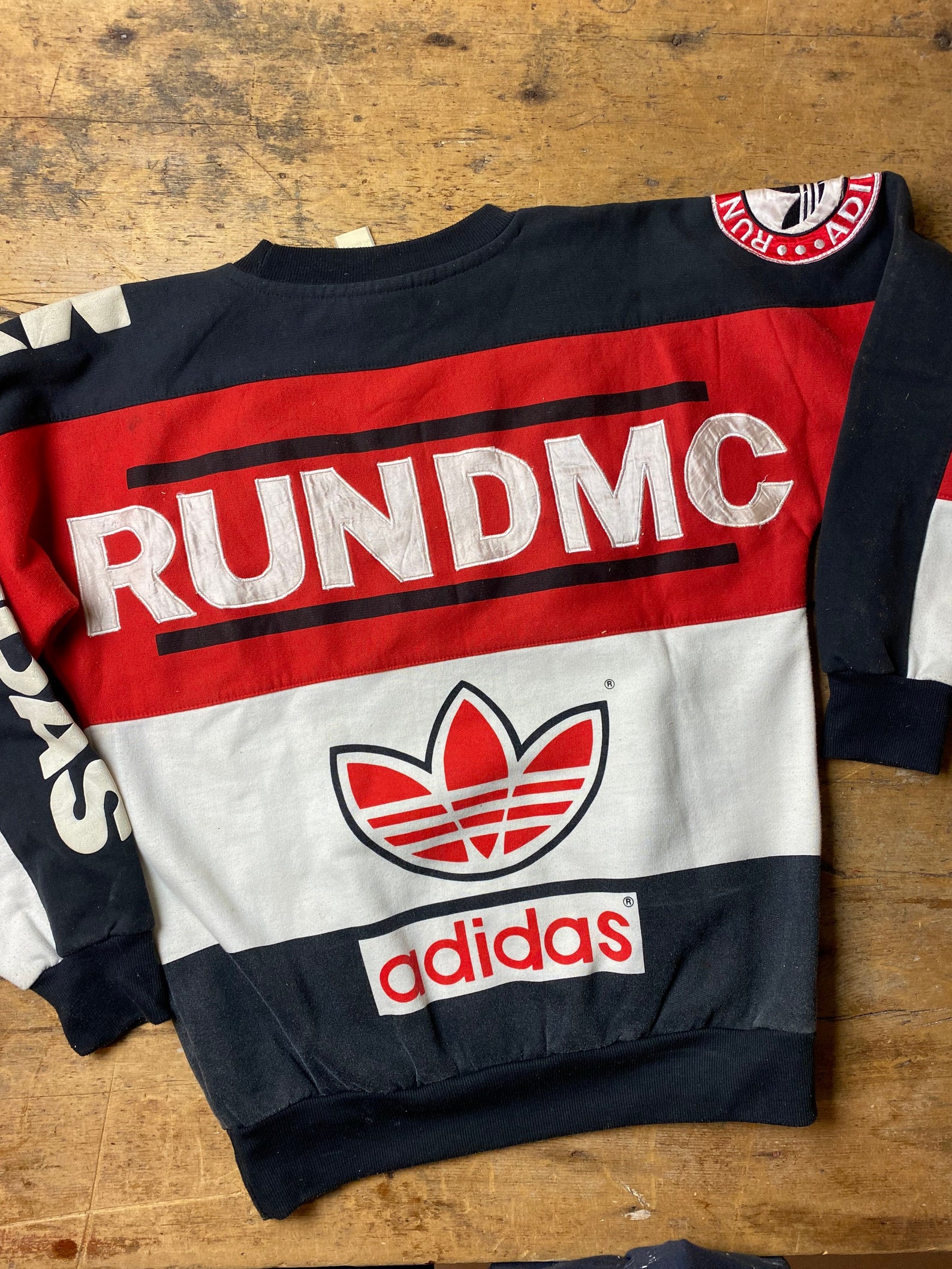 Run DMC Adidas sweatshirt size medium vintage 80a original Etsy