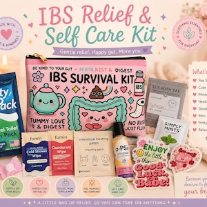 IBS Survival Kit – Gut Health Travel Pouch for Emergencies